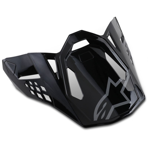 КОЗЫРЁК ШЛЕМА Alpinestars (01321301) чёрный супермото SM8 RADIUM GLOSS RADIUM GLOSS