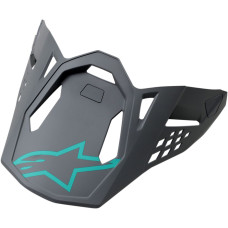 КОЗЫРЁК ШЛЕМА Alpinestars (01321303) супермото серый SM8 RADIUM GRY/TEAL RAD MAT /TEAL