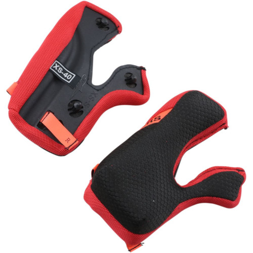 ВНУТРЕННЯЯ ВСТАВКА ШЛЕМА (ПОД ЩЁКИ) НАБОР Alpinestars (01342588) чёрный +5MM L +5MM L