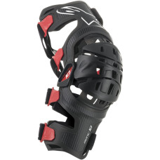 НАКОЛЕННИКИ (БРЕЙСЫ) Alpinestars (27040476) средний чёрный красный BIO-10 L M BIONIC-10 CARBONLEFT /