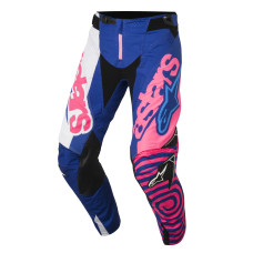 ШТАНЫ Alpinestars (29016846) внедорожное белый синий розовый S8 TECH-VEN B/P/W 38 TECHSTAR VENOM S8 // 38