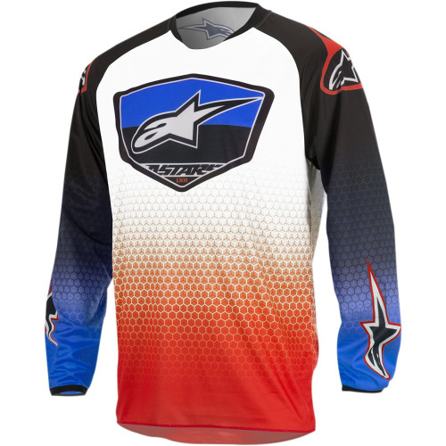 ДЖЕРСИ Alpinestars (29104179) внедорожное белый синий красный S7 RAC-SUPR R/B/W 2X RACER SUPERMATIC S7 2XL //