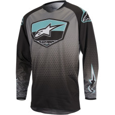 ДЖЕРСИ Alpinestars (29104186) внедорожное чёрный серый S7 RAC-SUPR B/G/T MD RACER SUPERMATIC S7 M /DARK /TEAL