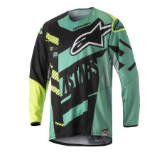 ДЖЕРСИ Alpinestars (29104627) внедорожное жёлтый чёрный S8 T-SCREAM B/T/Y XL TECHSTAR SCREAMER S8 /TEAL/ X-LARGE