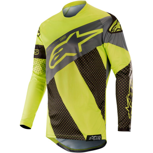 ДЖЕРСИ Alpinestars (29105152) внедорожное жёлтый чёрный серый S9 RAC-ATOM B/ LG RACER TECH ATOMIC S9 // LARGE
