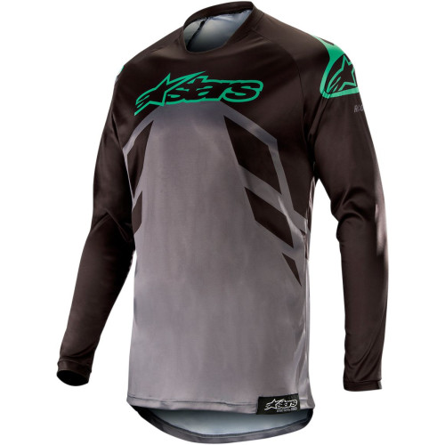 ДЖЕРСИ Alpinestars (29105165) внедорожное чёрный серый супермото S9 RAC-COMP B/G/T SM RACER TECH COMPASS S9 //TEAL SMALL