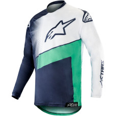 ДЖЕРСИ Alpinestars (29105207) внедорожное белый S9 RAC-SUPR N/T/W LG RACER SUPERMATIC S9 NAVY/TEAL/ LARGE