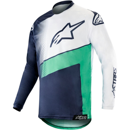 ДЖЕРСИ Alpinestars (29105207) внедорожное белый S9 RAC-SUPR N/T/W LG RACER SUPERMATIC S9 NAVY/TEAL/ LARGE
