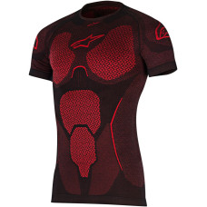 ТЕРМОБЕЛЬЁ Alpinestars (29400312) чёрный красный RIDE SS M/L RIDE TECH SUMMER SLEEVE LAYER / M/L