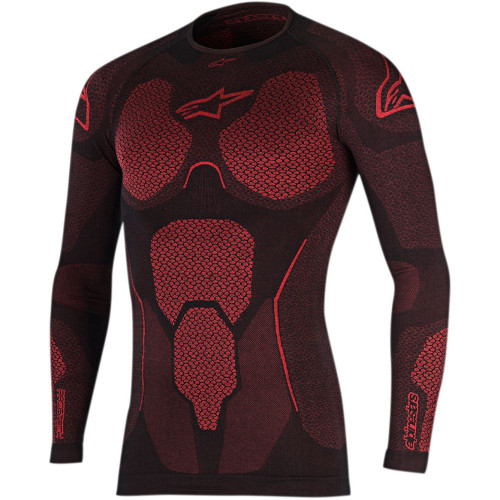 ТЕРМОБЕЛЬЁ Alpinestars (29400317) XS чёрный длинный красный RIDE LS /S RIDE TECH SUMMER SLEEVE LAYER / /S