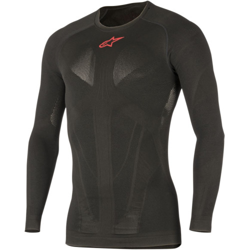 ТЕРМОБЕЛЬЁ Alpinestars (29400354) чёрный длинный красный TECH T LS M/L TECH SLEEVE SUMMER LAYER / M/L