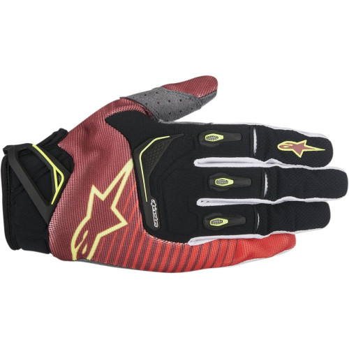 ПЕРЧАТКИ Alpinestars (33304024) жёлтый белый супермото красный S7 T-STAR R/W/Y SM TECHSTAR S7 CUFF S // FLUO