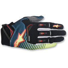 ПЕРЧАТКИ Alpinestars (33304034) жёлтый супермото красный S7 T-STAR P/L/R SM TECHSTAR S7 CUFF S PETROL/ FLUO/
