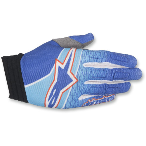 ПЕРЧАТКИ Alpinestars (33304045) синий красный S7 AVIATOR B/C/R MD AVIATOR S7 CUFF M /CYAN/