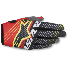 ПЕРЧАТКИ Alpinestars (33304089) чёрный белый супермото красный S7 TRACKER R/W/B SM RADAR TRACKER S7 CUFF S //