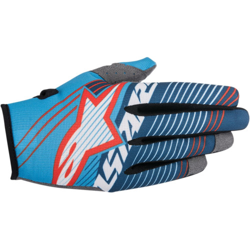 ПЕРЧАТКИ Alpinestars (33304098) белый синий S7 TRACKER C/W/B 2X RADAR TRACKER S7 CUFF 2XL CYAN//DARK