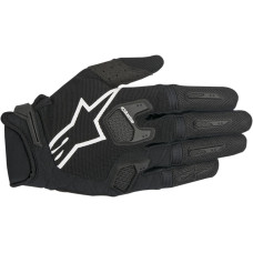 ПЕРЧАТКИ Alpinestars (33304154) чёрный белый супермото S7 RACEFEN / SM RACEFEND S7 CUFF S /