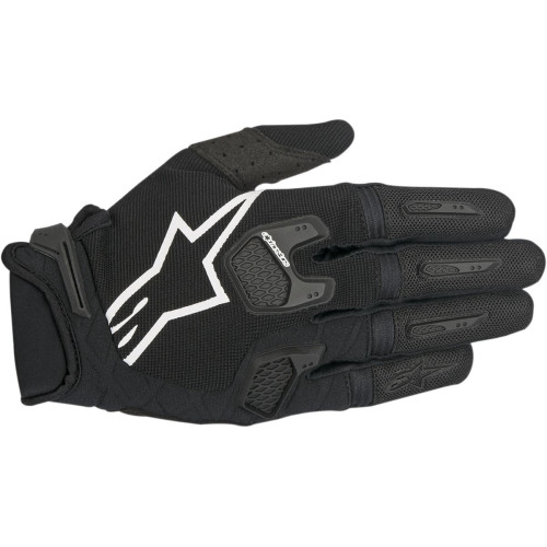 ПЕРЧАТКИ Alpinestars (33304154) чёрный белый супермото S7 RACEFEN / SM RACEFEND S7 CUFF S /