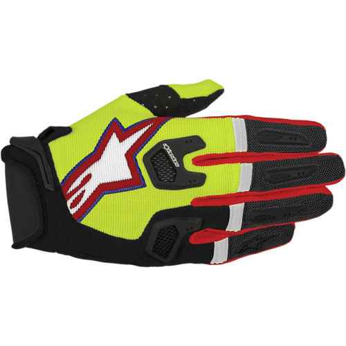 ПЕРЧАТКИ Alpinestars (33304160) жёлтый чёрный красный S7 RACEFEN Y/B/R MD RACEFEND S7 CUFF M FLUO//