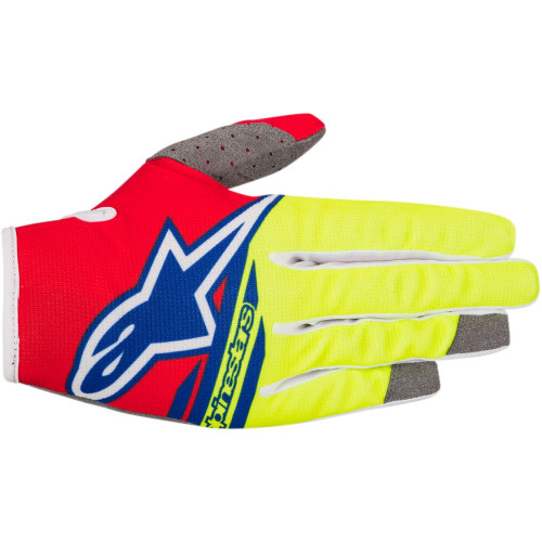 ПЕРЧАТКИ Alpinestars (33304830) внедорожное жёлтый синий красный S8s FLIGHT R/Y/B 2X RADAR FLIGHT S8S // 2X-LARGE