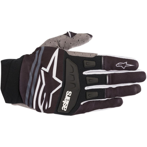 ПЕРЧАТКИ Alpinestars (33305347) чёрный белый супермото S9 T-STAR / SM TECHSTAR S9 / SMALL
