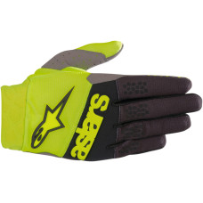 ПЕРЧАТКИ Alpinestars (33305517) жёлтый чёрный супермото S9 RACEFEN / SM RACEFEND S9 / SMALL