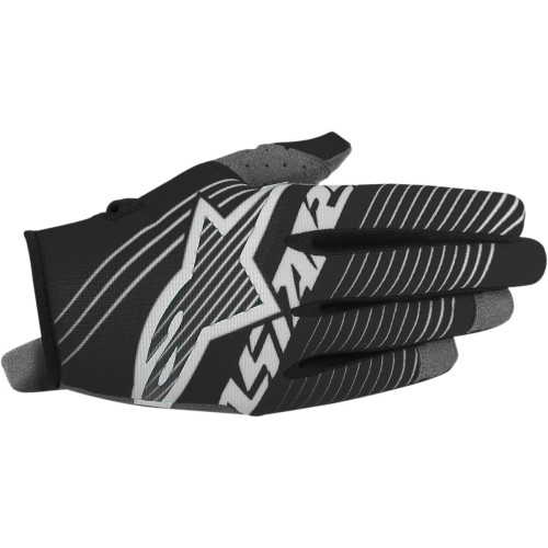 ПЕРЧАТКИ Alpinestars (33321121) XS чёрный подростковый белый S7Y TRACK / RADAR TRACKER S7 CUFF /