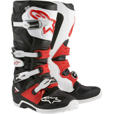 МОТОБОТЫ Alpinestars (34101349) внедорожное чёрный белый красный TECH 7 // 16 TECH 7 // 16