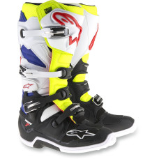 МОТОБОТЫ Alpinestars (34101643) внедорожное жёлтый белый синий TECH7 // 16 TECH 7 // 16