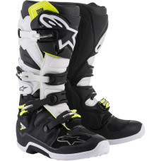 МОТОБОТЫ Alpinestars (34101820) внедорожное чёрный белый TECH 7 / 10 TECH 7 / 10