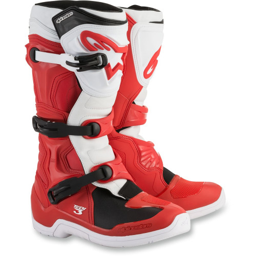 МОТОБОТЫ Alpinestars (34101928) внедорожное белый красный TECH 3 / 13 TECH 3 / 13