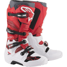 МОТОБОТЫ Alpinestars (34102087) белый красный TECH7 //BUR 9