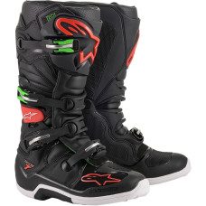 МОТОБОТЫ Alpinestars (34102392) зелёный красный чёрный TECH 7 // 14