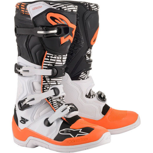 МОТОБОТЫ Alpinestars (34102396) оранжевый чёрный TECH 5 WHT// 10