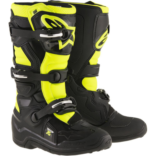 МОТОБОТЫ Alpinestars (34110371) внедорожное жёлтый чёрный подростковый TECH7S / 5 TECH 7S / 5