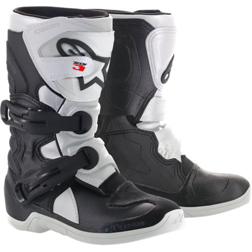 МОТОБОТЫ Alpinestars (34110386) внедорожное чёрный белый T3S KIDS / 1 KIDS TECH 3S / 1