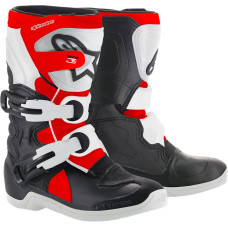 МОТОБОТЫ Alpinestars (34110389) внедорожное чёрный белый красный T3S KIDS // 12 KIDS TECH 3S // 12