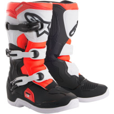 МОТОБОТЫ Alpinestars (34110406) внедорожное чёрный подростковый белый красный T3S // 4 TECH 3S // 4