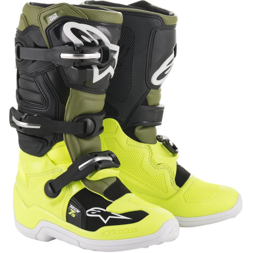 МОТОБОТЫ Alpinestars (34110492) чёрный жёлтый T7S FL/ MGR/ 4
