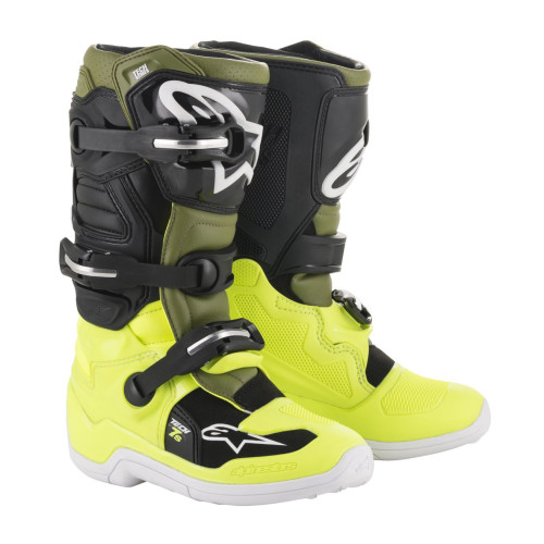 МОТОБОТЫ Alpinestars (34110502) чёрный жёлтый T7S FL/ MGR/ 3