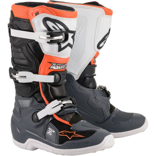 МОТОБОТЫ Alpinestars (34110560) оранжевый серый белый чёрный T7S /// FL 4