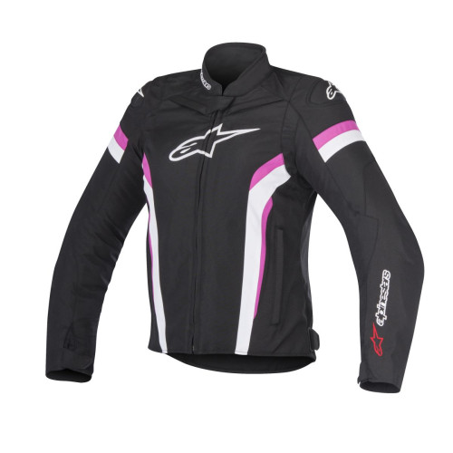 МОТО КУРТКА Alpinestars (28221031) средний чёрный белый 4W TGP+R V2 /FU M WOMENS STELLA T-GP PLUS R V2 SPORT RIDING //FUCHSIA