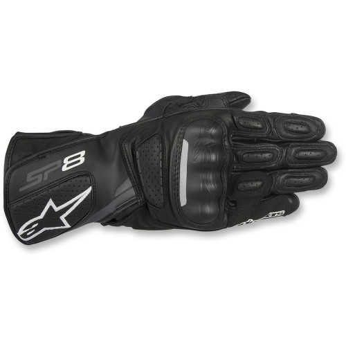 ПЕРЧАТКИ Alpinestars (33012974) чёрный длинный серый SP-8 V2 / 2X SP-8 V2 PERFORMANCE LEATHER / 2X-LARGE