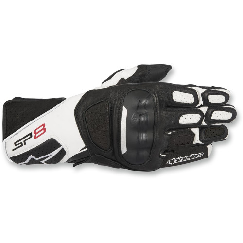ПЕРЧАТКИ Alpinestars (33012979) чёрный белый длинный SP-8 V2 / XL SP-8 V2 PERFORMANCE LEATHER / X-LARGE