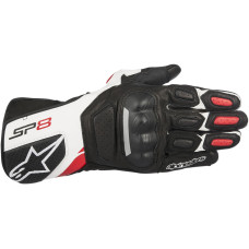 ПЕРЧАТКИ Alpinestars (33012987) чёрный белый длинный красный SP-8 V2 B/W/R 3X SP-8 V2 PERFORMANCE LEATHER // 3X-LARGE