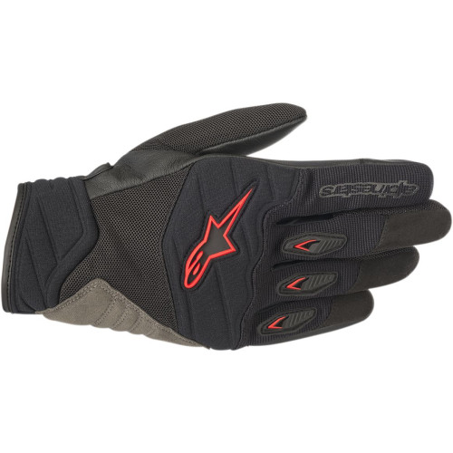 ПЕРЧАТКИ Alpinestars (33013245) средний чёрный дорожное красный SHORE / M SHORE RIDING /