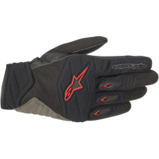 ПЕРЧАТКИ Alpinestars (33013246) чёрный дорожное красный SHORE / L SHORE RIDING / LARGE
