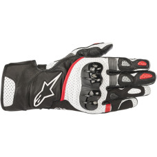 ПЕРЧАТКИ Alpinestars (33013285) чёрный белый длинный красный SP-2 V2 BWR 3X SP-2 V2 PERFORMANCE LEATHER // 3X-LARGE