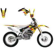 НАКЛЕЙКИ НАБОР Blackbird Racing (43024210) RM-Z DR 450 жёлтый чёрный красный набор(комплект) 3 DREAM 3 //