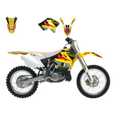 НАКЛЕЙКИ НАБОР Blackbird Racing (43024213) DR RM 250 125 жёлтый чёрный красный набор(комплект) 3 / DREAM 3 //